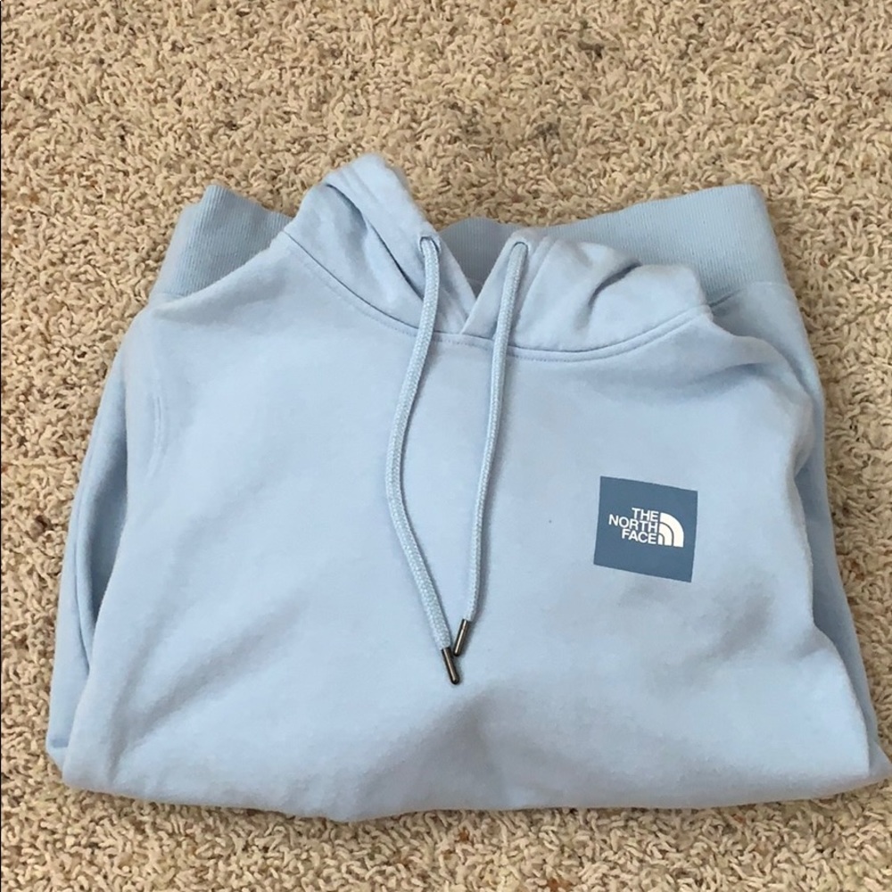 Baby Blue North Face Hoodie